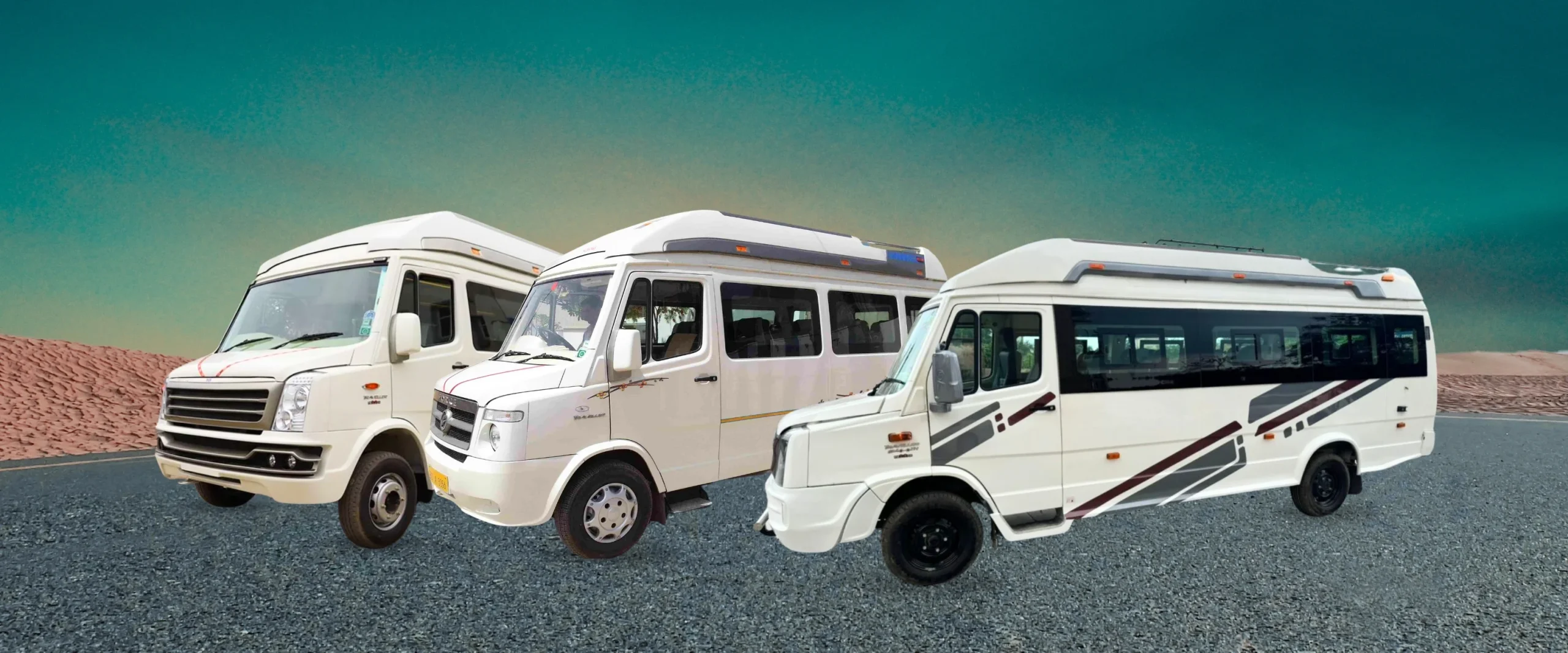 Types of Tempo Travellers Available in Udaipur
