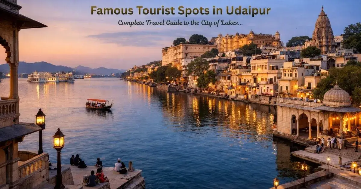 Famous Tourist Spots in Udaipur – Complete Travel Guide to the City of Lakes
