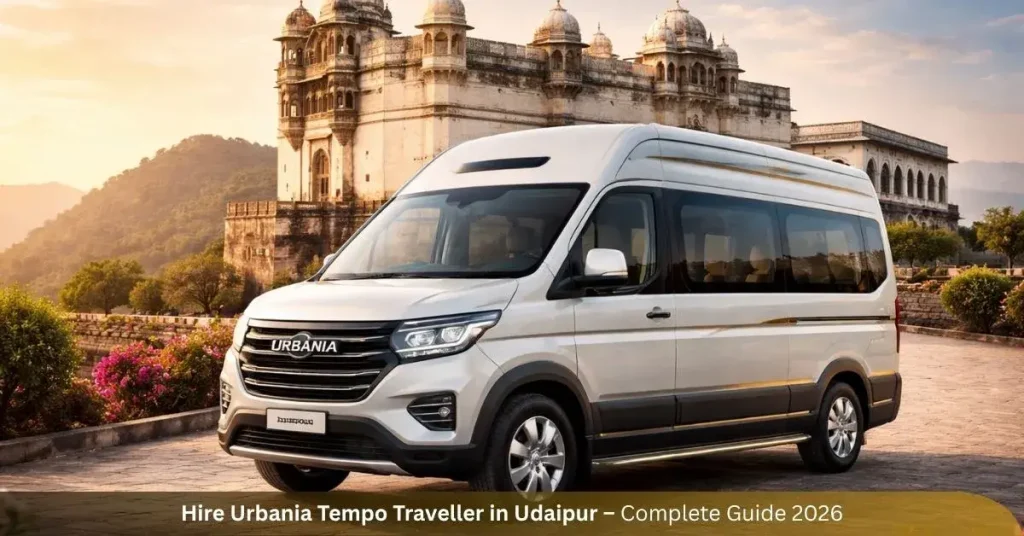 Hire Urbania Tempo Traveller in Udaipur – Complete Guide 2026