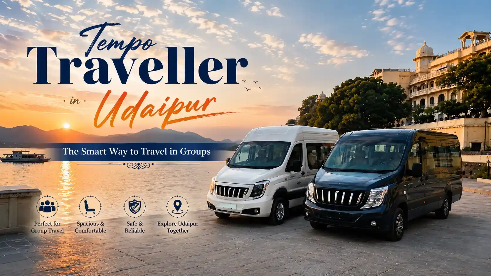 Tempo Traveller in Udaipur: The Smart Way to Travel in Groups