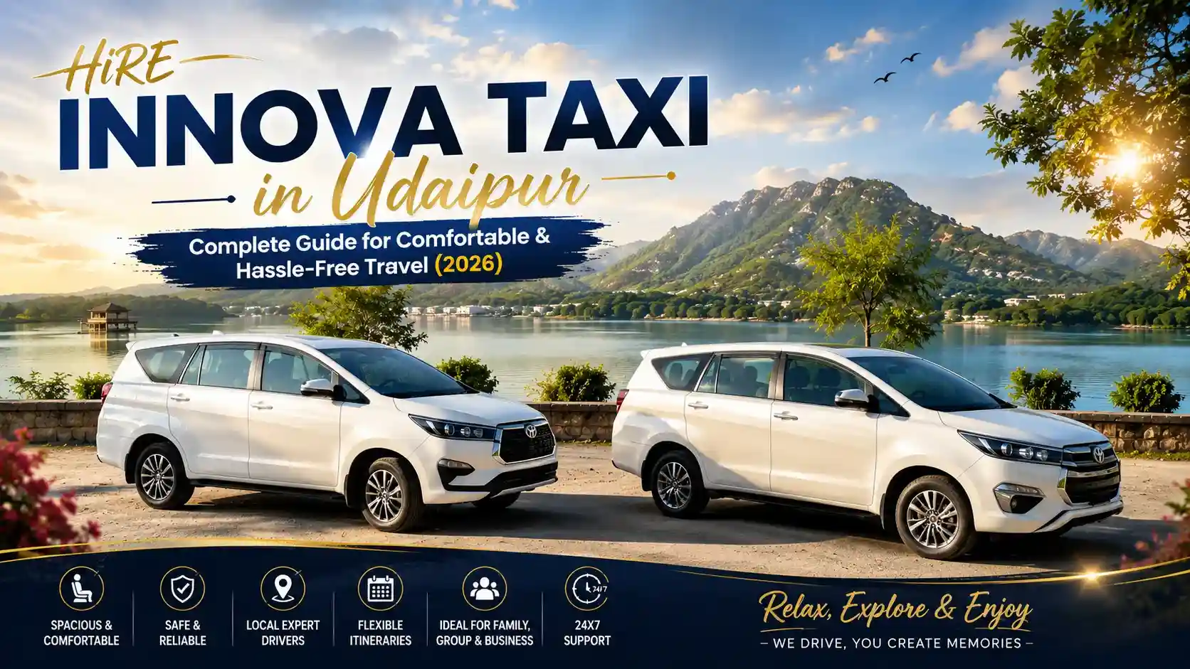 Hire Innova Taxi in Udaipur – Complete Guide for Comfortable & Hassle-Free Travel (2026)