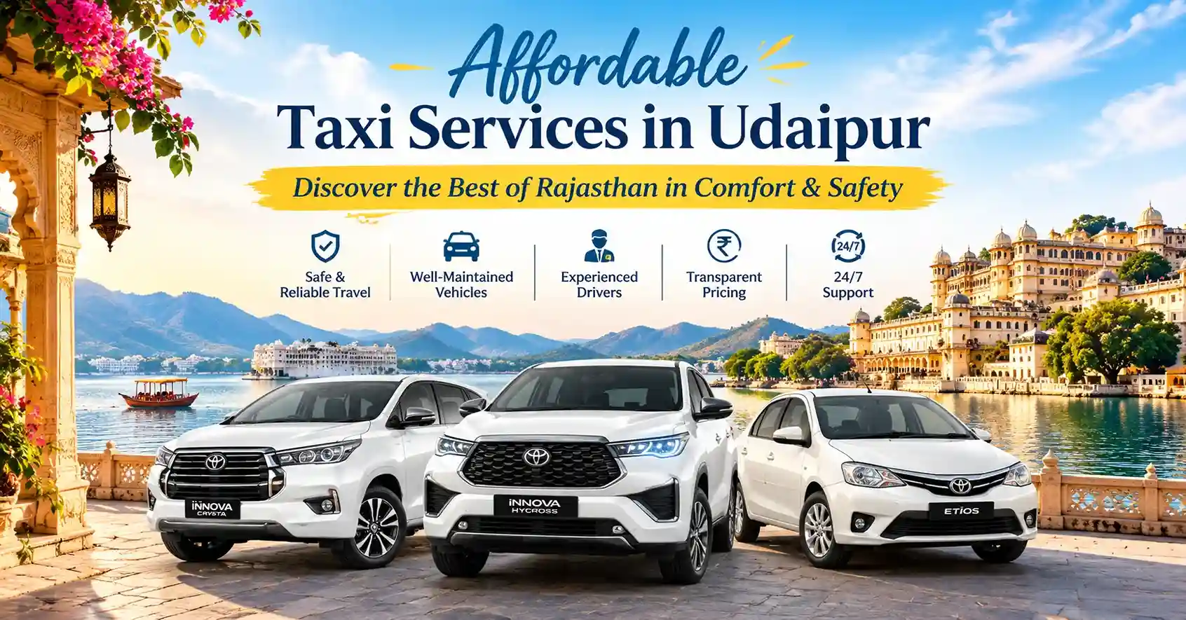Affordable Taxi Services in Udaipur – Discover the Best of Rajasthan in Comfort & Safety