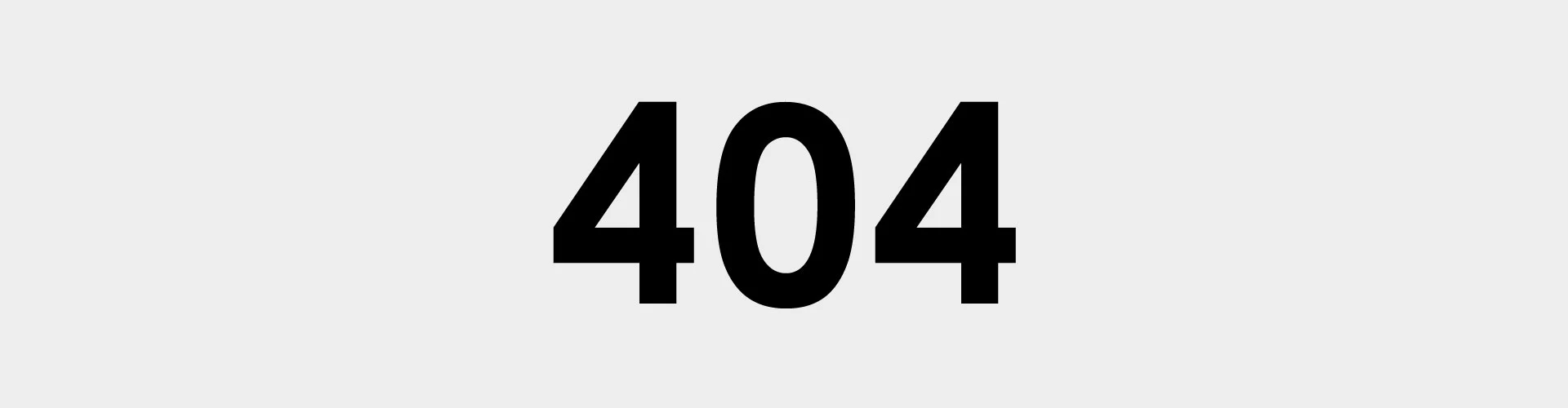 404 Page Not Found