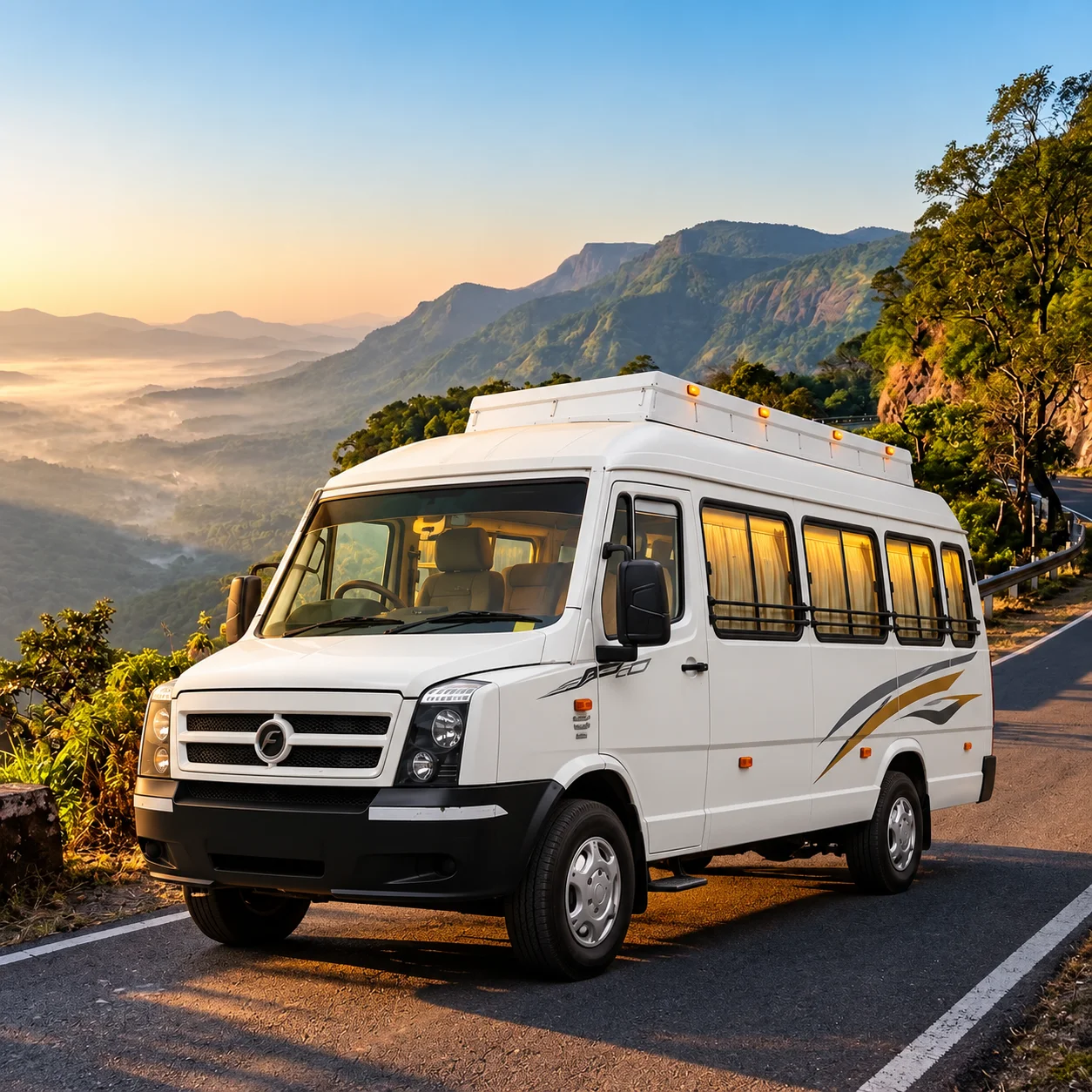 Tempo Traveller for group travel in Udaipur